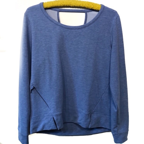 adidas Tops - Adidas light blue sweatshirt yoga fitness medium